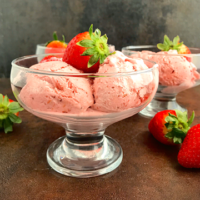 Vanilla Strawberry Ice Cream