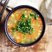 Vegetable Sweet Corn Soup