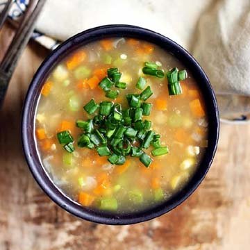 Vegetable Sweet Corn Soup